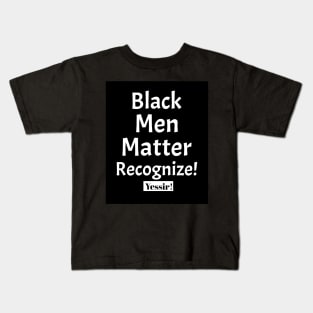 Black Men Matter Kids T-Shirt